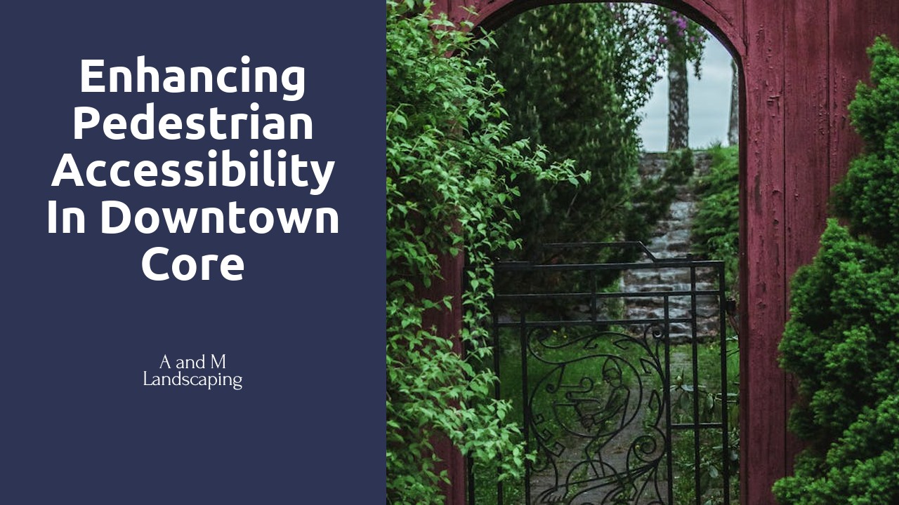 Enhancing Pedestrian Accessibility in Downtown Core